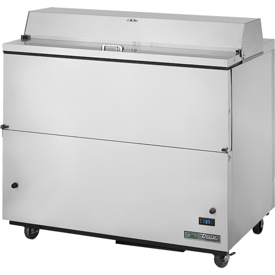 True TMC-49-S-HC 49" Milk Cooler - 12 milk crates, Stainless