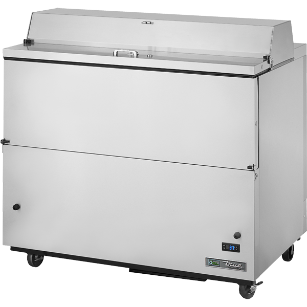 True TMC-49-S-HC 49" Milk Cooler - 12 milk crates, Stainless