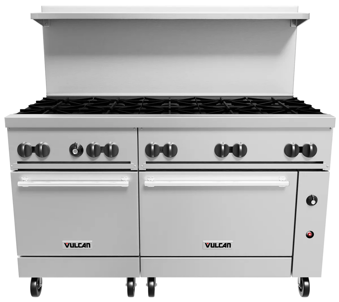Vulcan 60SS-10BN Endurance 60" Natural Gas Range - 10 Burners, 358,000 BTU