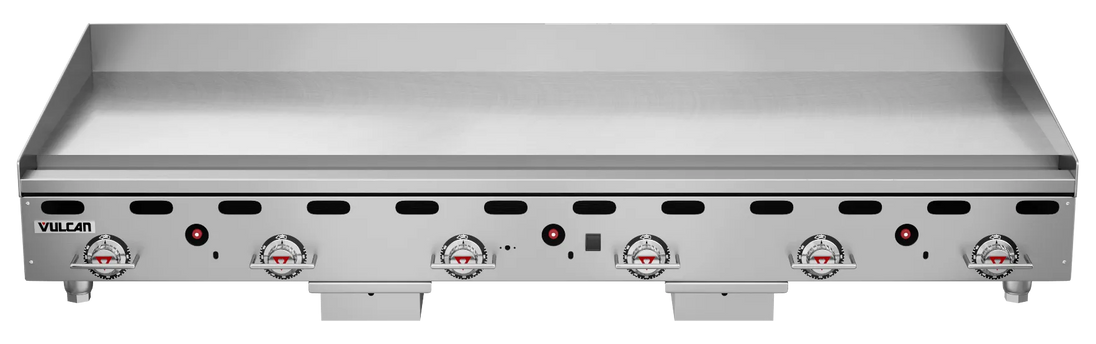 Vulcan MSA72-101 MSA Series 72" Natural Gas Griddle - Thermostatic, 162,000 BTU