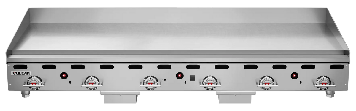 Vulcan MSA72-101 MSA Series 72" Natural Gas Griddle - Thermostatic, 162,000 BTU