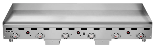 Vulcan MSA72-101 MSA Series 72" Natural Gas Griddle - Thermostatic, 162,000 BTU