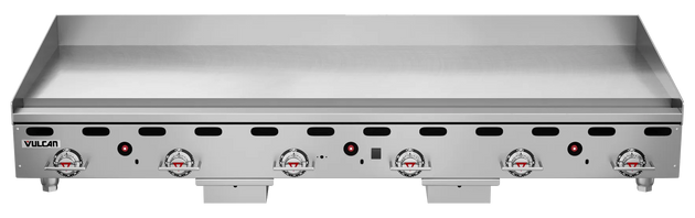 Vulcan MSA72-101 MSA Series 72" Natural Gas Griddle - Thermostatic, 162,000 BTU