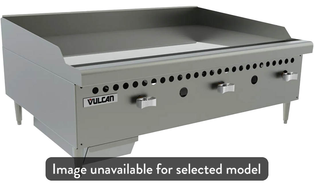 Vulcan VCRG48-M1 48" Natural Gas Griddle - Counterline Manual, 100,000 BTU