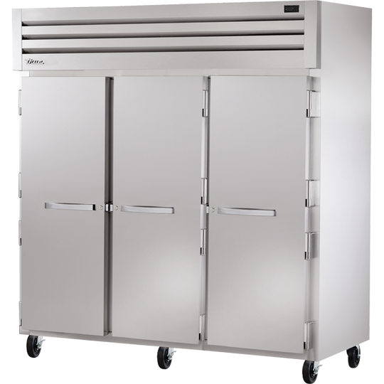 True STA3R-3S-HC 77-3/4" Spec Series Reach-In Refrigerator - 3 solid swing doors