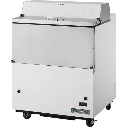 True TMC-34-HC 34" Milk Cooler - 8 milk crates