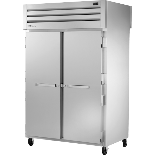 True STA2RPT-2S-2S-HC 52-5/8" Spec Series Pass-Thru Refrigerator - 4 solid swing doors (2 front, 2 rear)