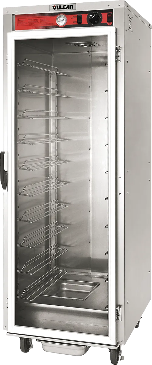 Vulcan VP18-1M3ZN Non-Insulated Proofing and Heated Holding Cabinet - 18 Sheet Pan, Glass Door