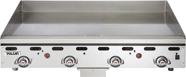 Vulcan MSA48-101 MSA Series 48" Natural Gas Griddle - Thermostatic, 108,000 BTU