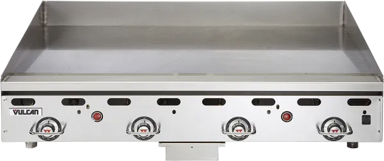 Vulcan MSA48-101 MSA Series 48" Natural Gas Griddle - Thermostatic, 108,000 BTU