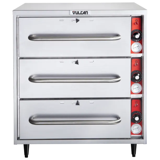 Vulcan VW3S-1M0ZX Electric Drawer Warmer - 3 Drawers, Standard
