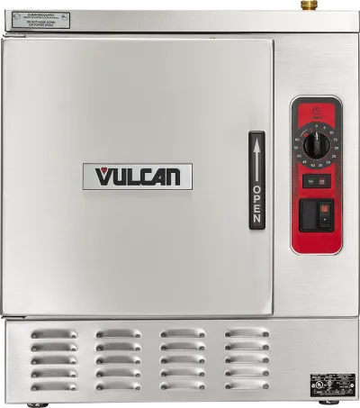 Vulcan C24EA5-1100 PLUS 5 Pan Electric Countertop Convection Steamer - PLUS, 15 kW