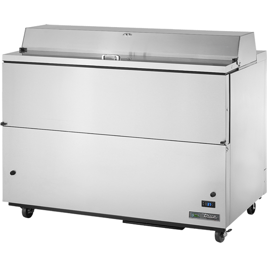 True TMC-58-S-HC 58" Milk Cooler - 16 milk crates, Stainless