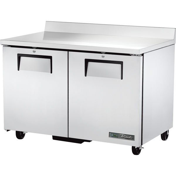 True TWT-48F-HC 48-3/8" Worktop Freezer - 2 solid doors