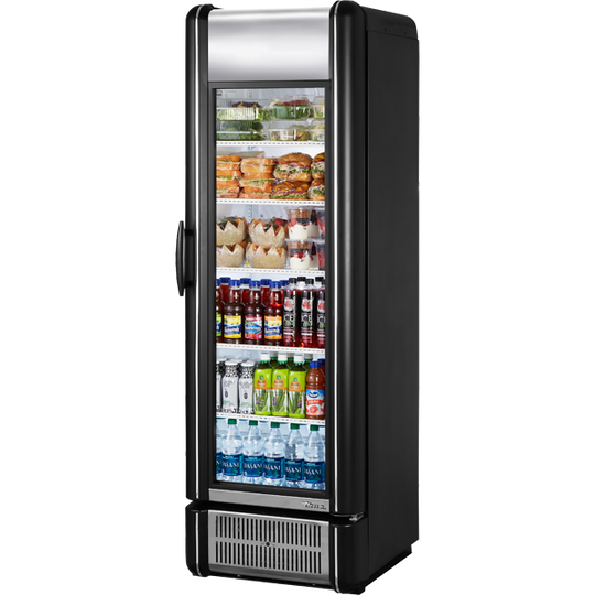 True GDM-15-RTO-HC-LD 24-7/8" Glass Door Merchandiser - 1 swing glass door