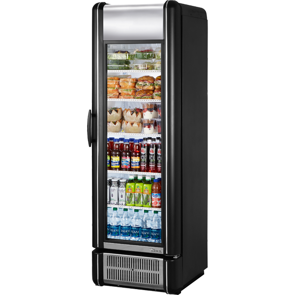True GDM-15-RTO-HC-LD 24-7/8" Glass Door Merchandiser - 1 swing glass door