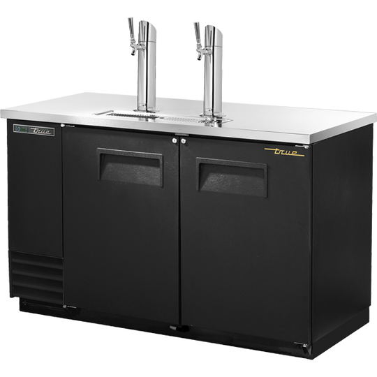 True TDD-2-HC 58-7/8" Direct Draw Beer Dispenser - 2 half barrel kegs