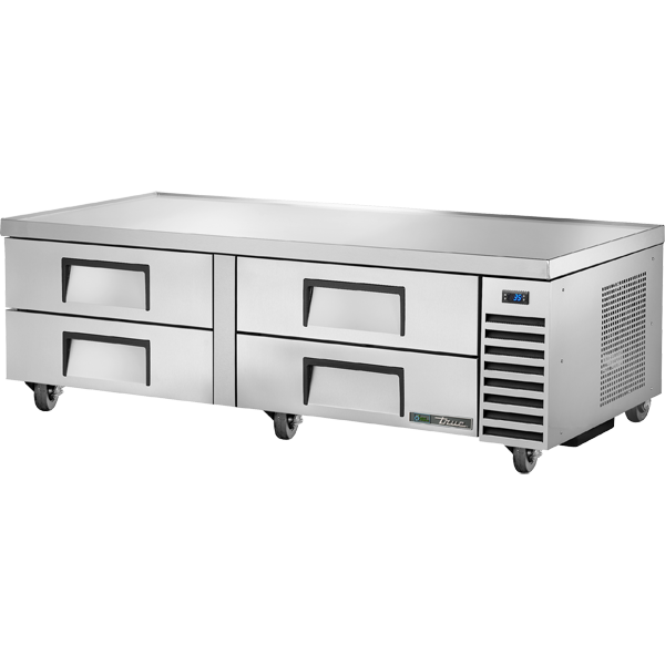 True TRCB-72-HC 72-3/8" Refrigerated Chef Base - 4 drawers