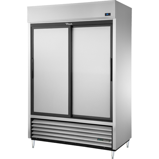 True TSD-47-HC 54-1/8" Solid Door Merchandiser - 2 solid doors