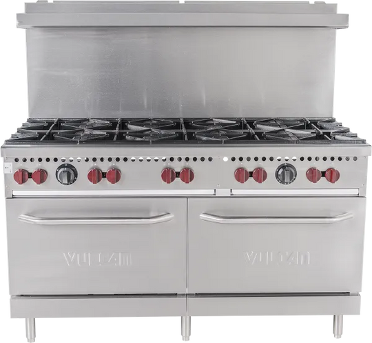 Vulcan SX60-10BN SX Series 60" Natural Gas Range - 10 Burners, 340,000 BTU