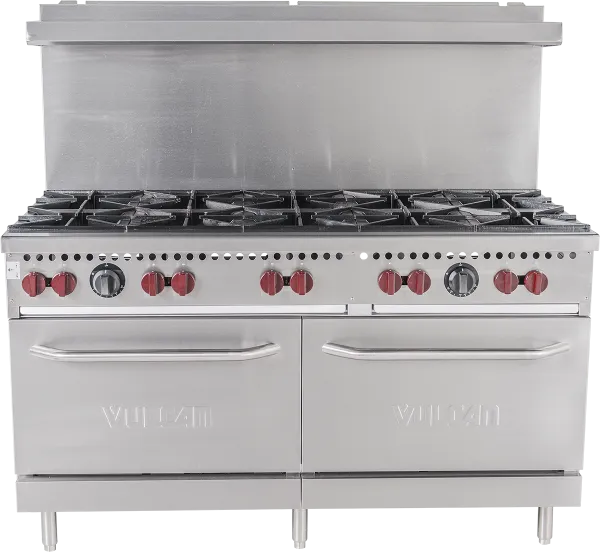 Vulcan SX60-10BN SX Series 60" Natural Gas Range - 10 Burners, 340,000 BTU