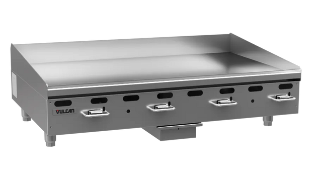Vulcan VMG48-101 48" Natural Gas Griddle - Manual Control, 108,000 BTU