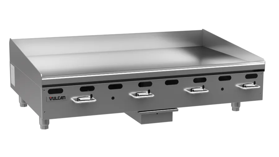 Vulcan VMG48-101 48" Natural Gas Griddle - Manual Control, 108,000 BTU