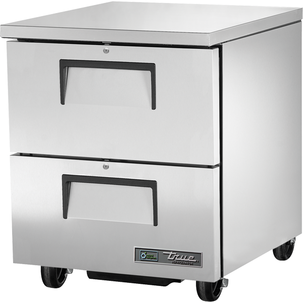 True TUC-27D-2-HC 27-5/8" Undercounter Refrigerator - 2 drawers