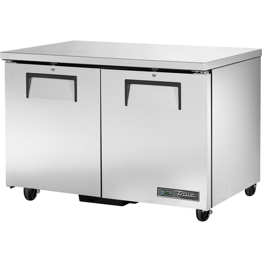 True TUC-48-HC 48-3/8" Undercounter Refrigerator - 2 solid doors
