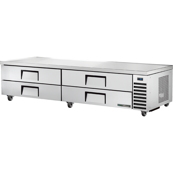 True TRCB-96-HC 95-1/2" Refrigerated Chef Base - 4 drawers