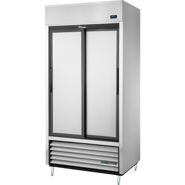 True TSD-33-HC 39-1/2" Solid Door Merchandiser - 2 solid doors