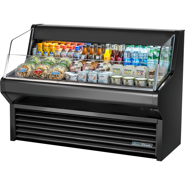 True THAC-60-HC-LD 60-1/8" Open Air Merchandiser - Horizontal Air Curtain, 3 adjustable shelves