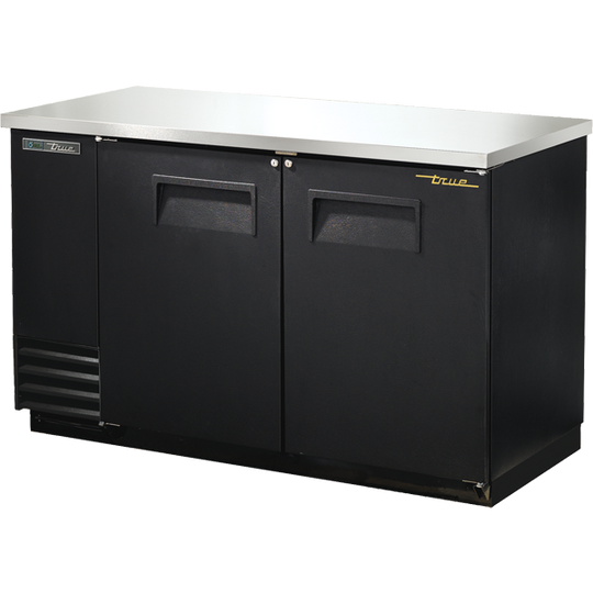True TBB-2-HC 58-7/8" Back Bar Cooler - 2 solid swing doors