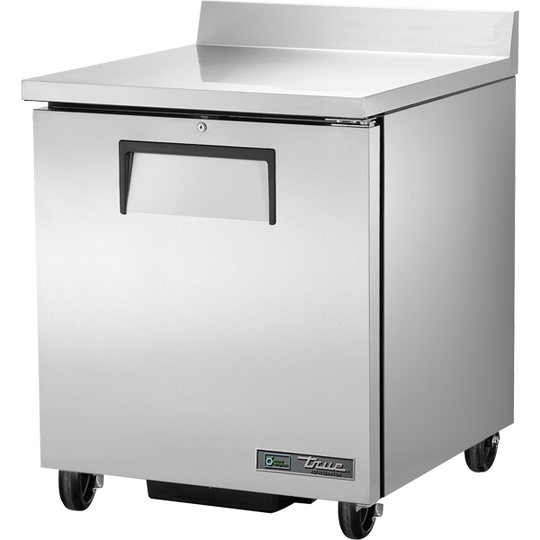 True TWT-27-HC 27-5/8" Worktop Refrigerator - 1 solid door
