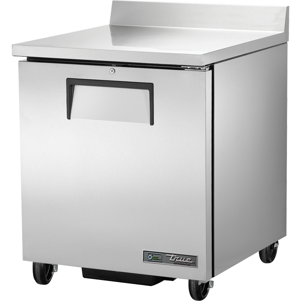 True TWT-27-HC 27-5/8" Worktop Refrigerator - 1 solid door