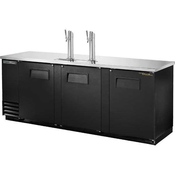 True TDD-4-HC 90-3/8" Direct Draw Beer Dispenser - 4 half barrel kegs