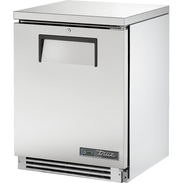 True TUC-24-HC 24-1/8" Undercounter Refrigerator - 1 solid door