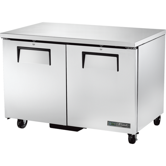 True TUC-48F-HC 48-3/8" Undercounter Freezer - 2 solid doors